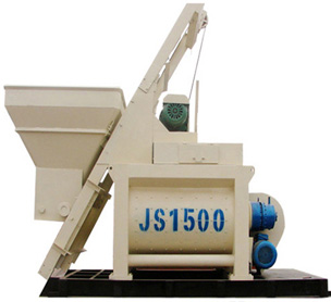 河南XX机械JS1500强制式搅拌机的设备照片